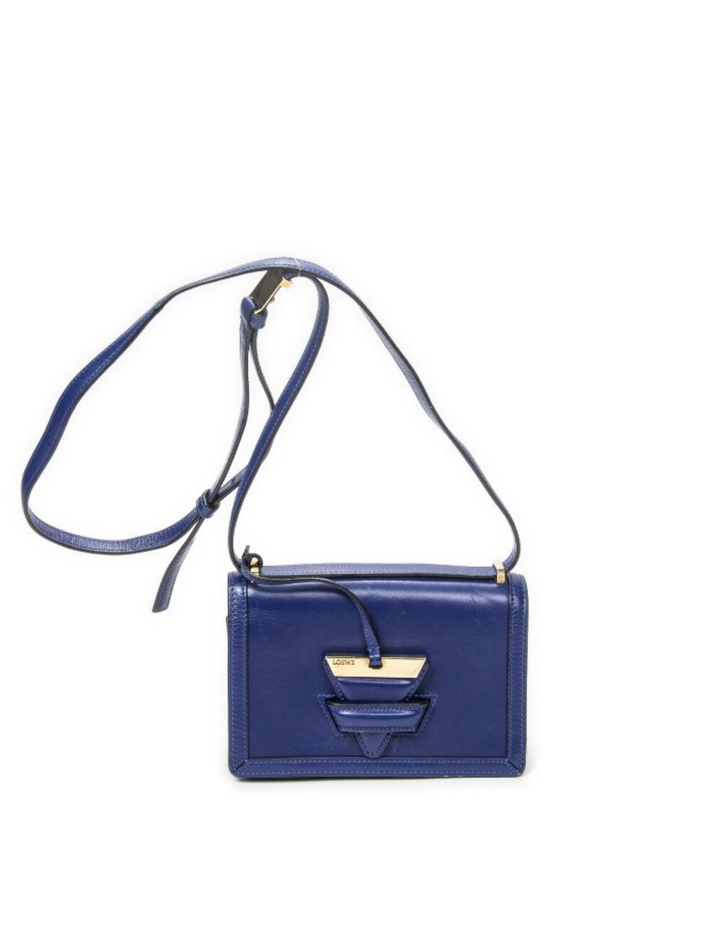 Loewe Small Barcelona Royal Blue Smooth Leather